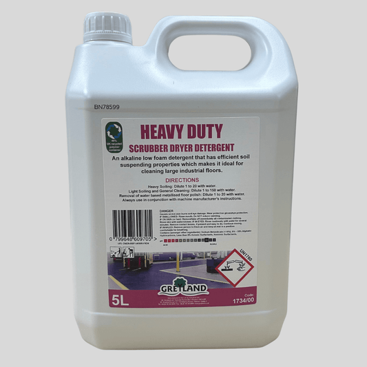 Heavy Duty Scrubber Dryer Detergent 5ltr - Cleaning Products UK