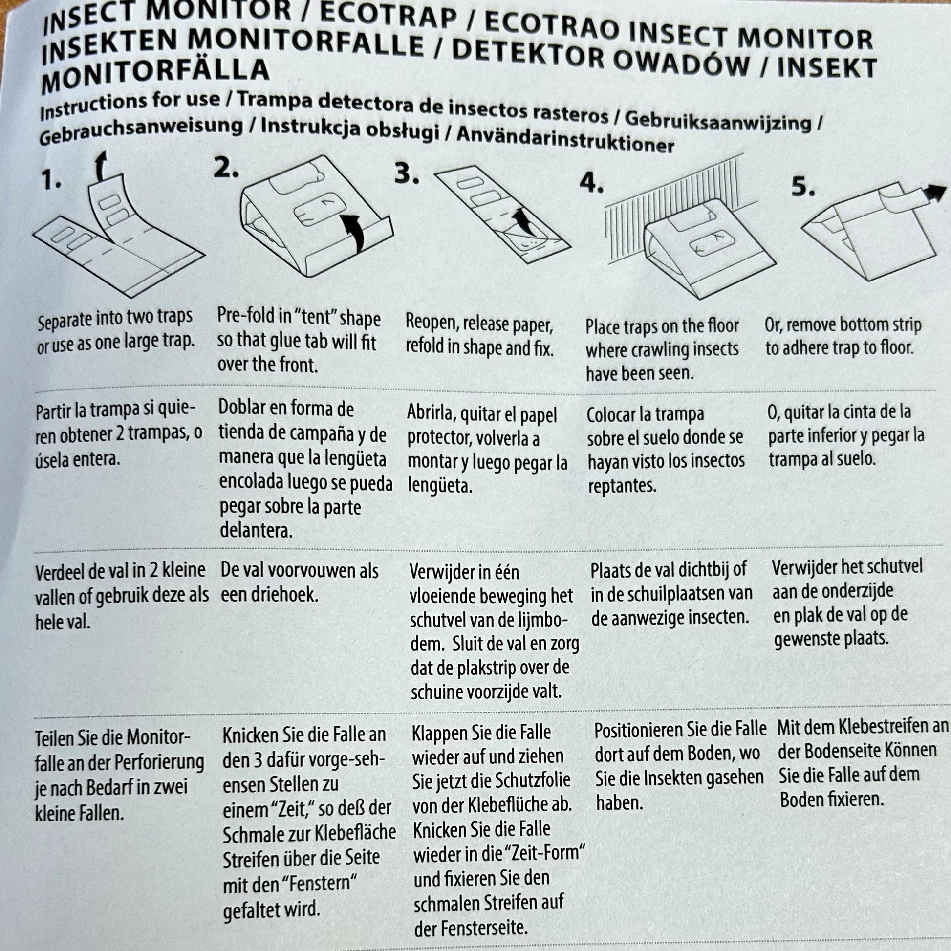 Insect Monitors x 2 - Cleaning Products UK
