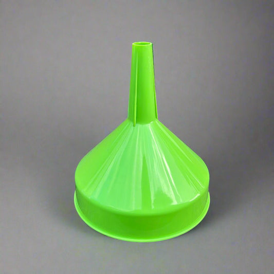 Large Green Plastic Funnel - Cleaning Products UK