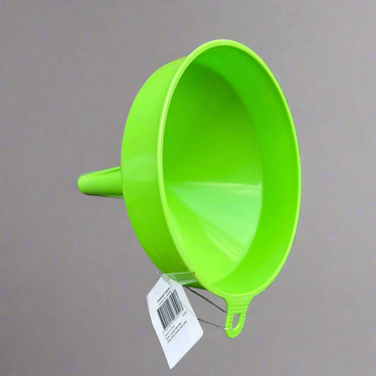 Large Green Plastic Funnel - Cleaning Products UK