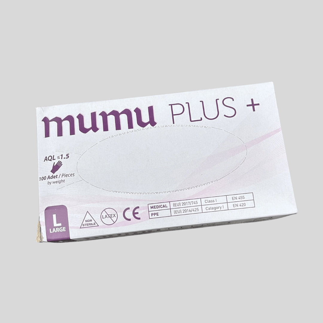 Large Nitrile Gloves "MUMUPLUS" PK 100 - Cleaning Products UK