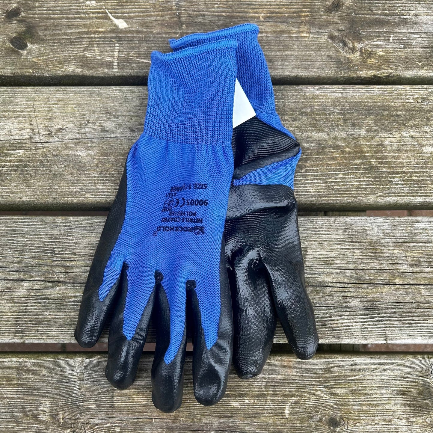 LARGE Nitrotouch Blue Nylon/Nitrile Gloves - Cleaning Products UK