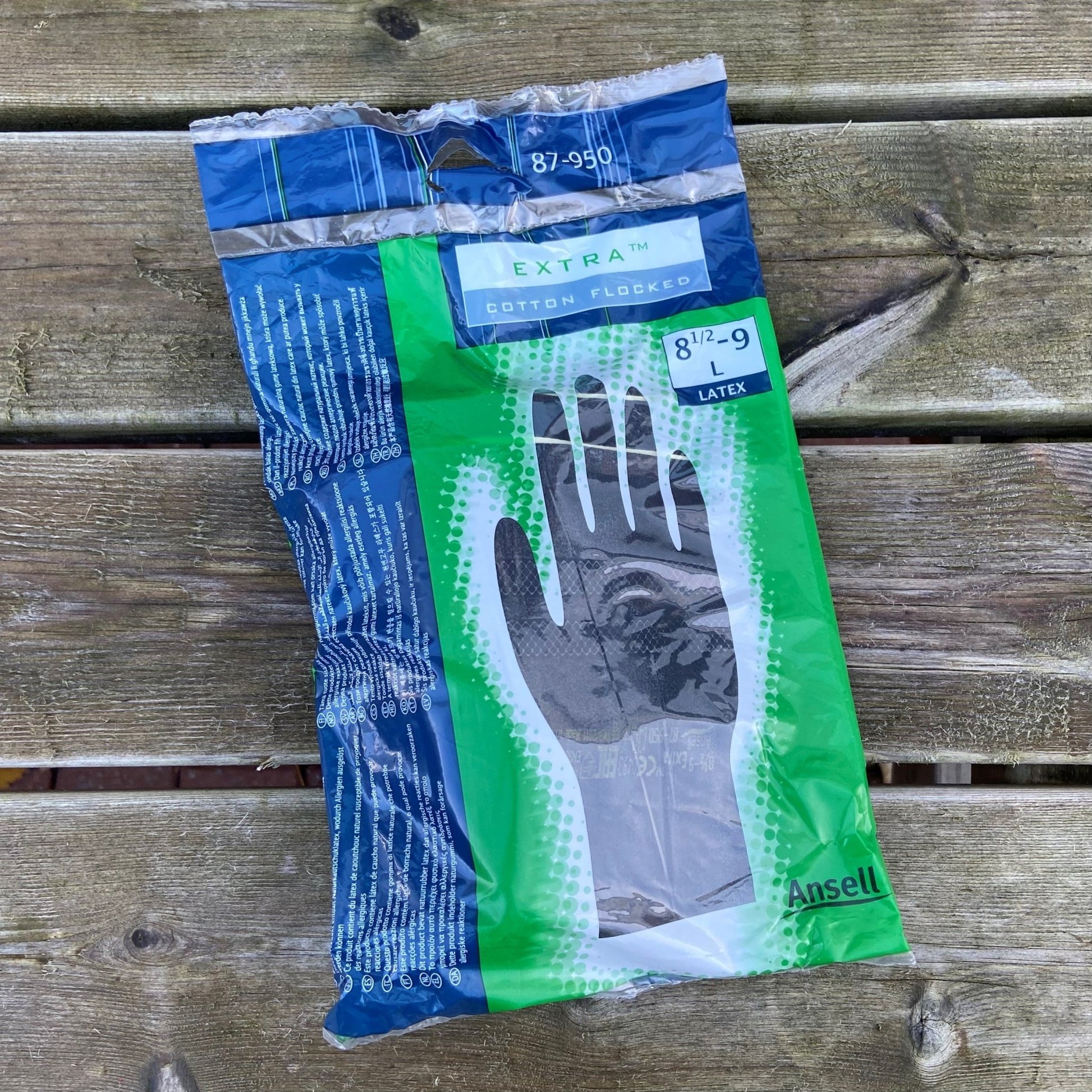 Large Rubber Gloves Ansell - Cleaning Products UK