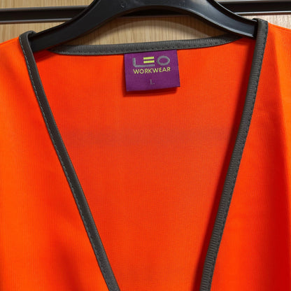 Large Women’s Superior Hi - Vis Waistcoat with Zip – Orange - Cleaning Products UK