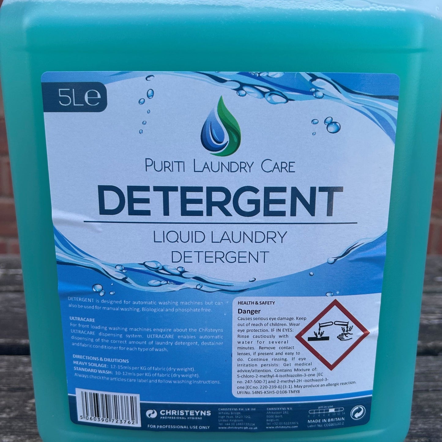 Laundry Detergent 5ltr - Cleaning Products UK
