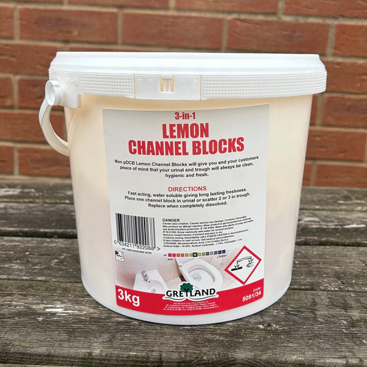 Lemon Channel Blocks 3kg - Cleaning Products UK