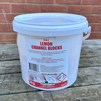 Lemon Channel Blocks 3kg - Cleaning Products UK