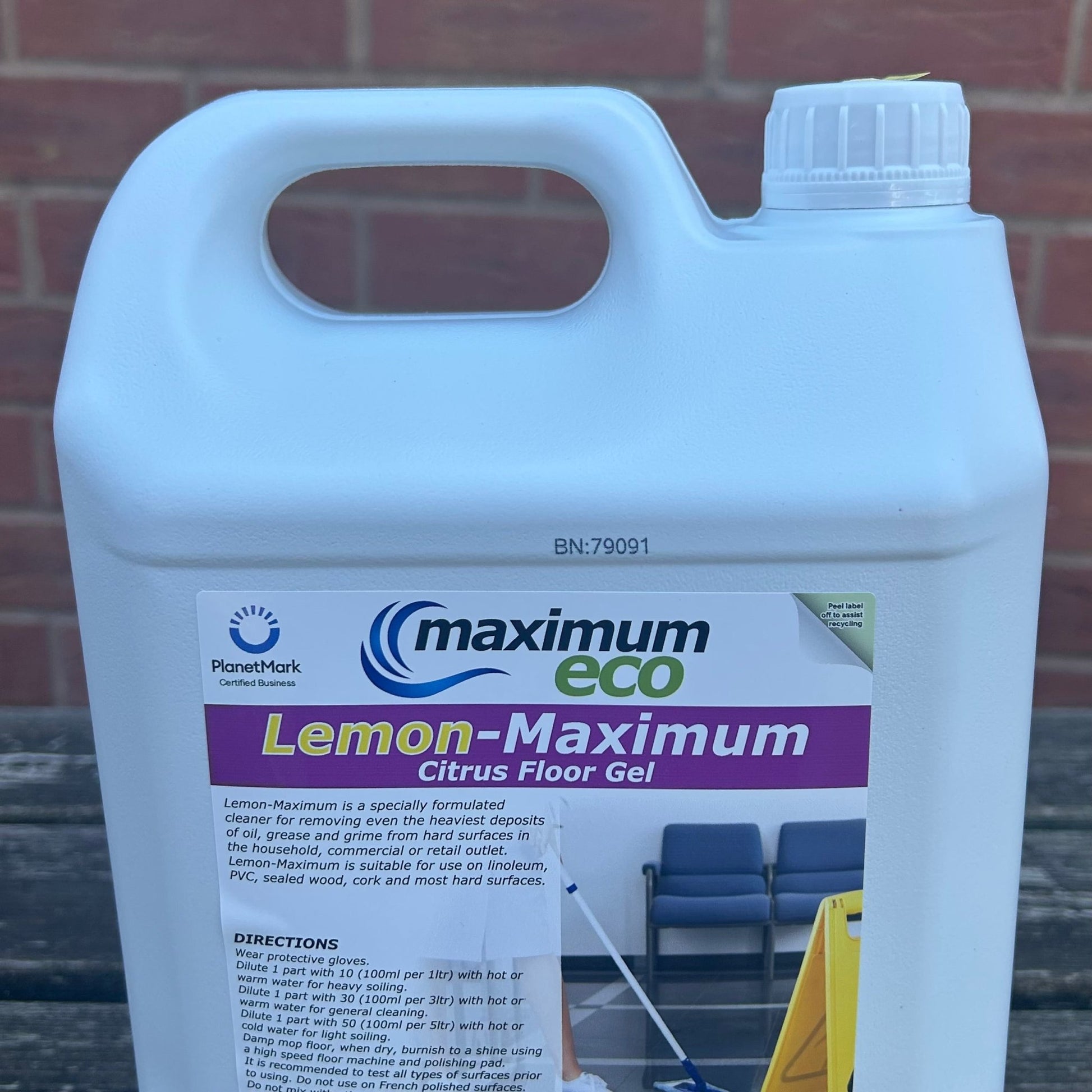 Lemon Cleansing Gel 5ltr - Cleaning Products UK