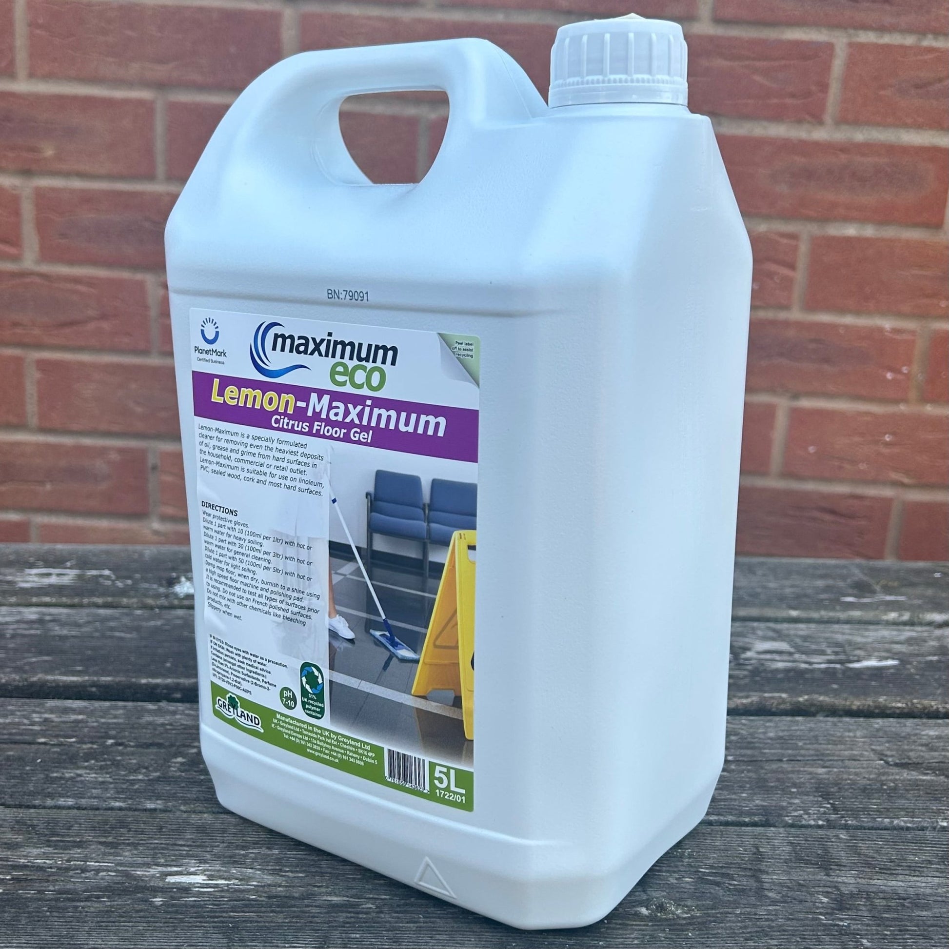 Lemon Cleansing Gel 5ltr - Cleaning Products UK