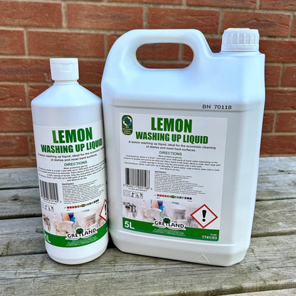 Lemon Washing Up Liquid 5ltr - Cleaning Products UK