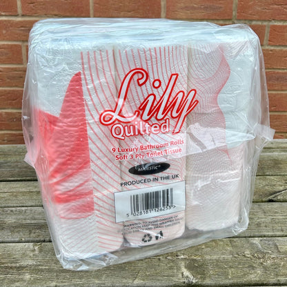 Lily Quilted 3ply Toilet Rolls PK 45 - Cleaning Products UK