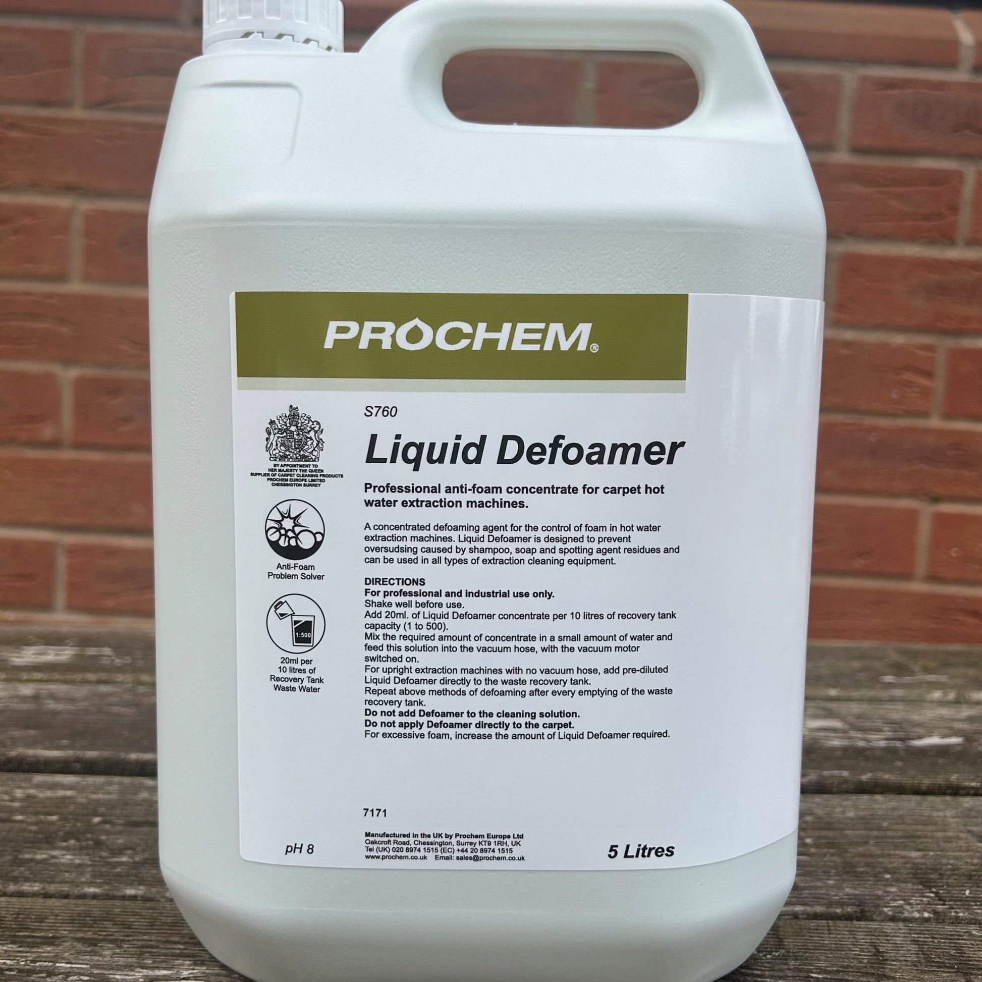 Liquid Defoamer 5ltr - Cleaning Products UK
