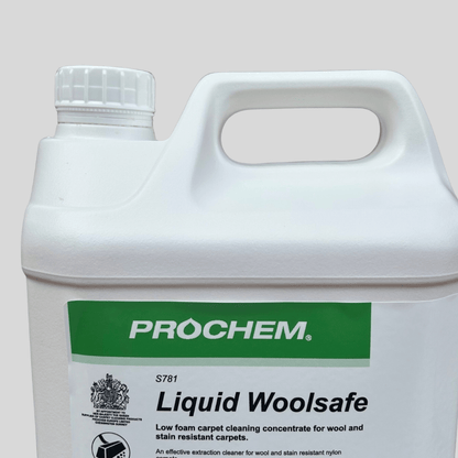 Liquid Woolsafe 5 Litre – Wool Carpet Extraction Cleaner Prochem - Cleaning Products UK