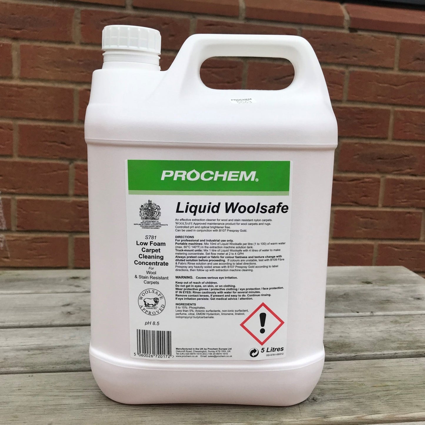 Liquid woolsafe 5ltr - Cleaning Products UK