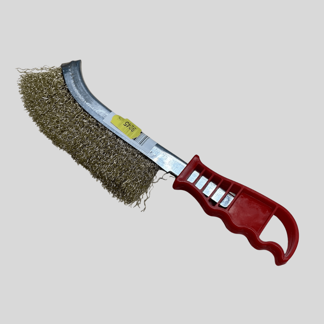 Marksman Heavy Duty Hand Wire Brush – Red Handle - Cleaning Products UK