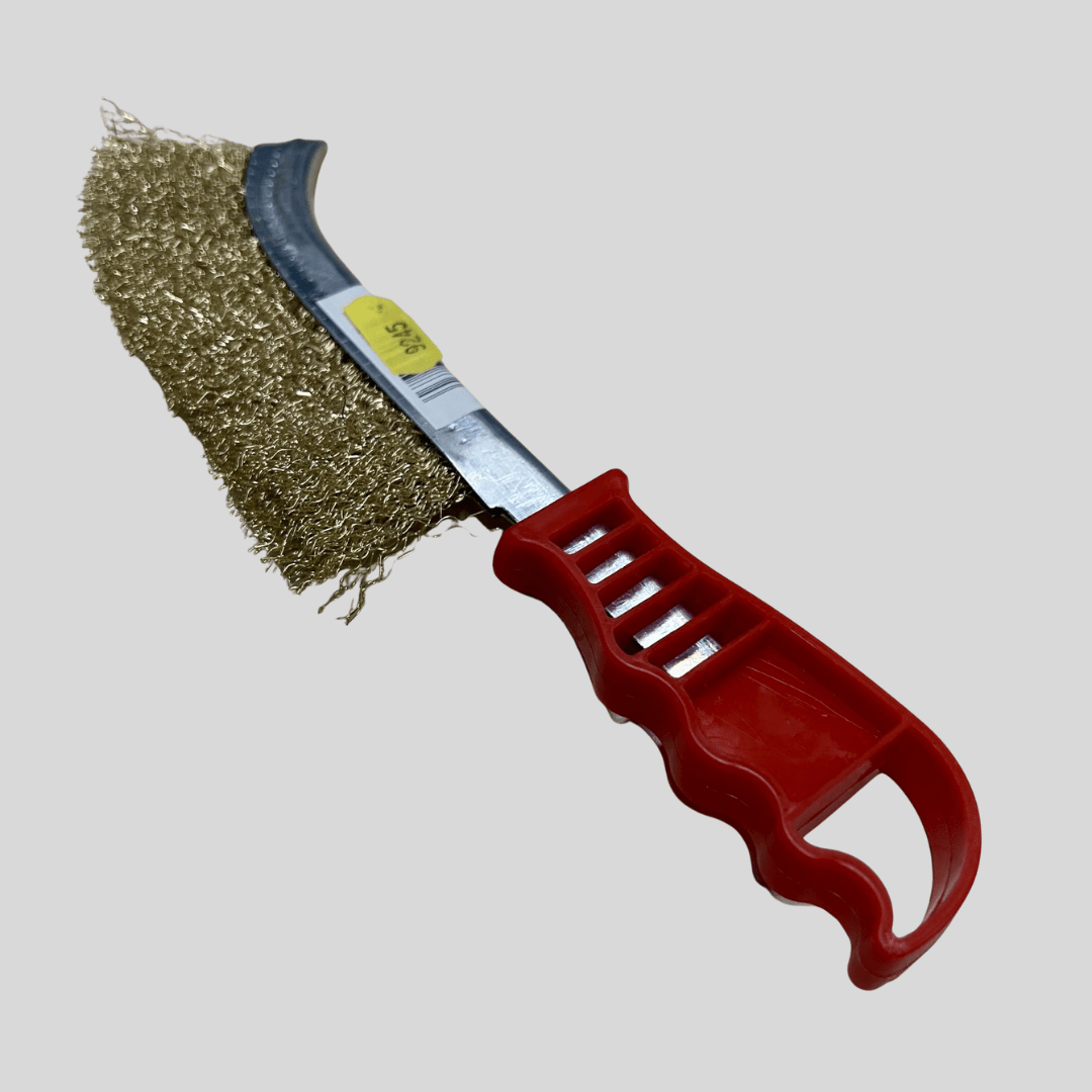 Marksman Heavy Duty Hand Wire Brush – Red Handle - Cleaning Products UK