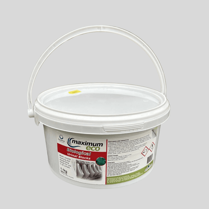 Maximum Eco Biological Urinal Blocks – 1.1kg Tub - Cleaning Products UK