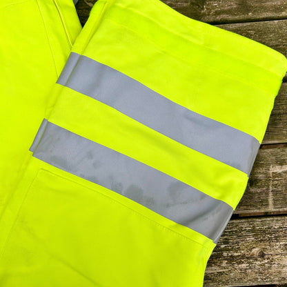 Medium Bib and Brace Yellow Hivis Gore - Tex (marked) - Cleaning Products UK