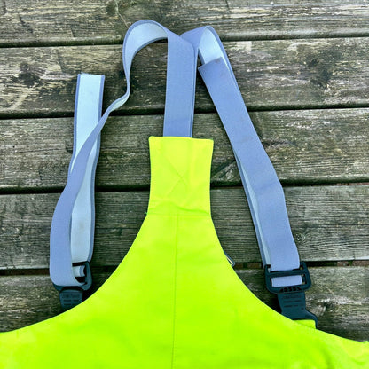 Medium Bib and Brace Yellow Hivis Gore - Tex (marked) - Cleaning Products UK