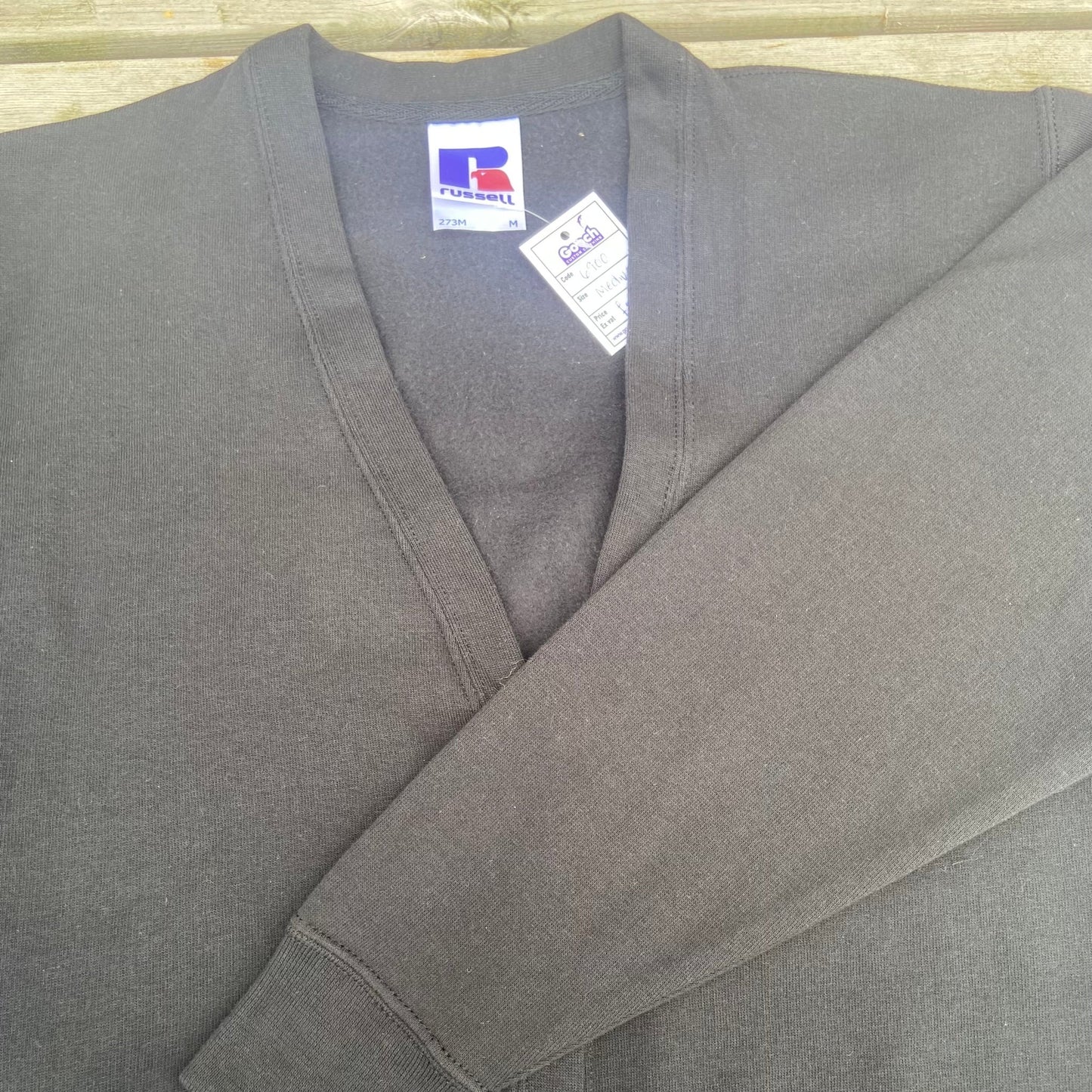 Medium Black Cardigan 273M Russell - Cleaning Products UK