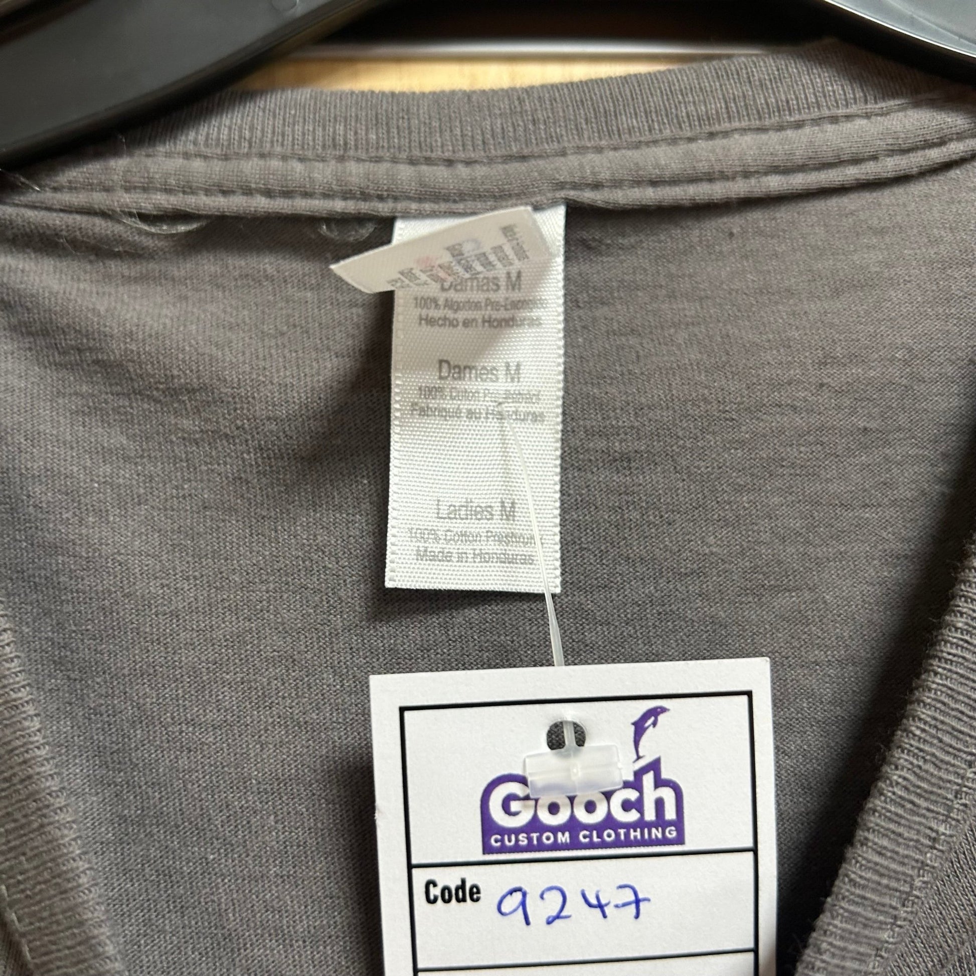Medium Grey Ladies Long Sleeve Tshirt Gildan - Cleaning Products UK
