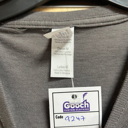 Medium Grey Ladies Long Sleeve Tshirt Gildan - Cleaning Products UK