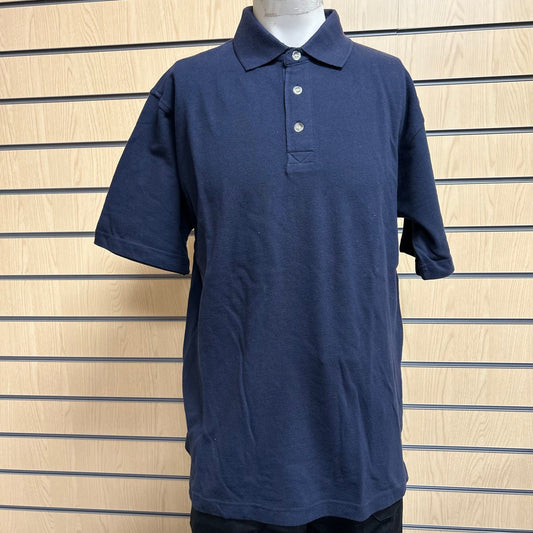 Medium Henbury Polo Shirt | Navy H100 - Cleaning Products UK