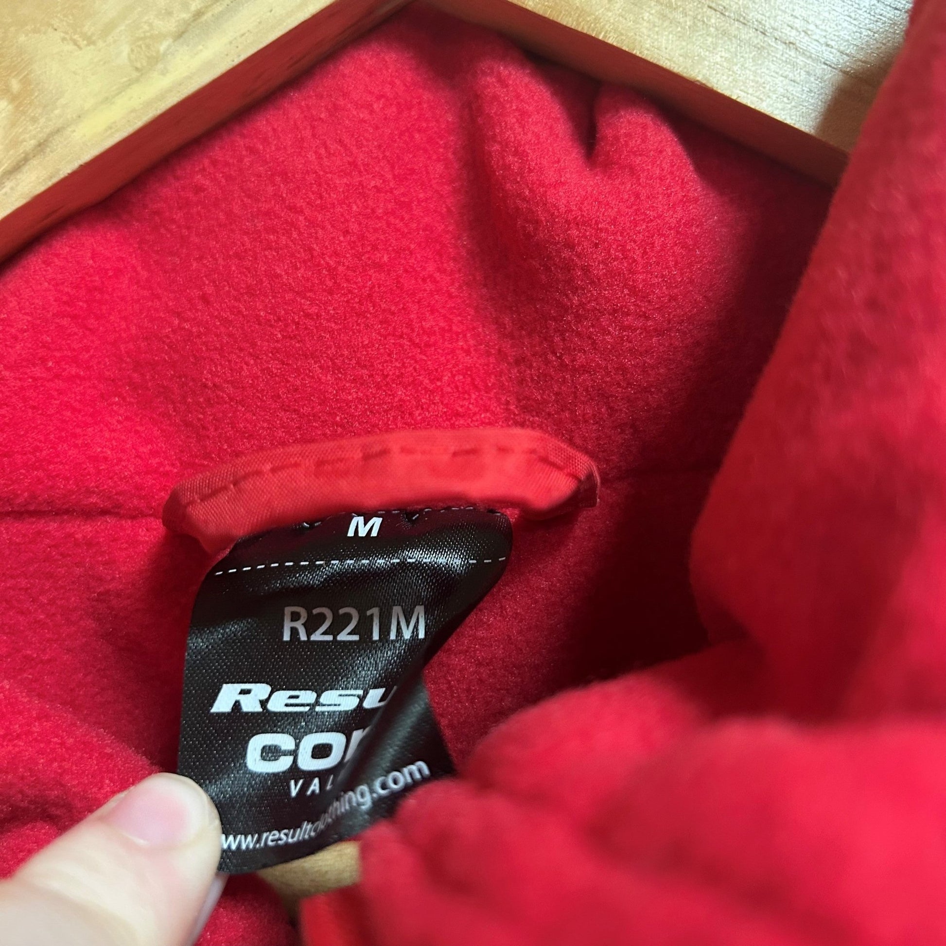 Medium Result Men’s Red Waterproof Jacket (R221M) - Cleaning Products UK