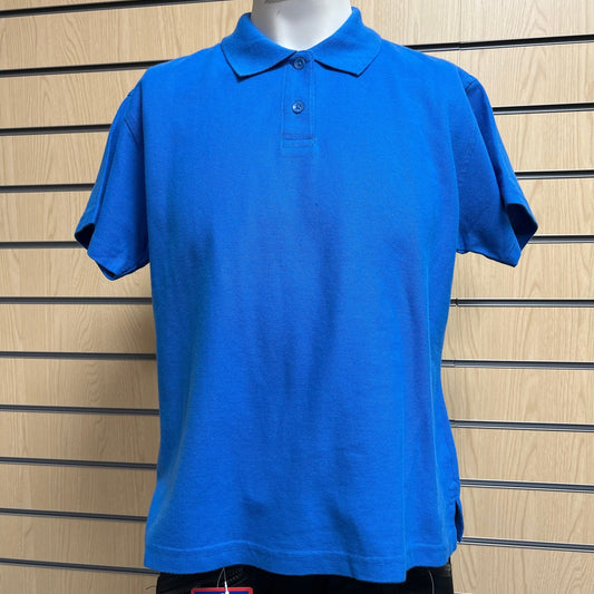 Medium Russell Polo Shirt | Royal Blue - Cleaning Products UK