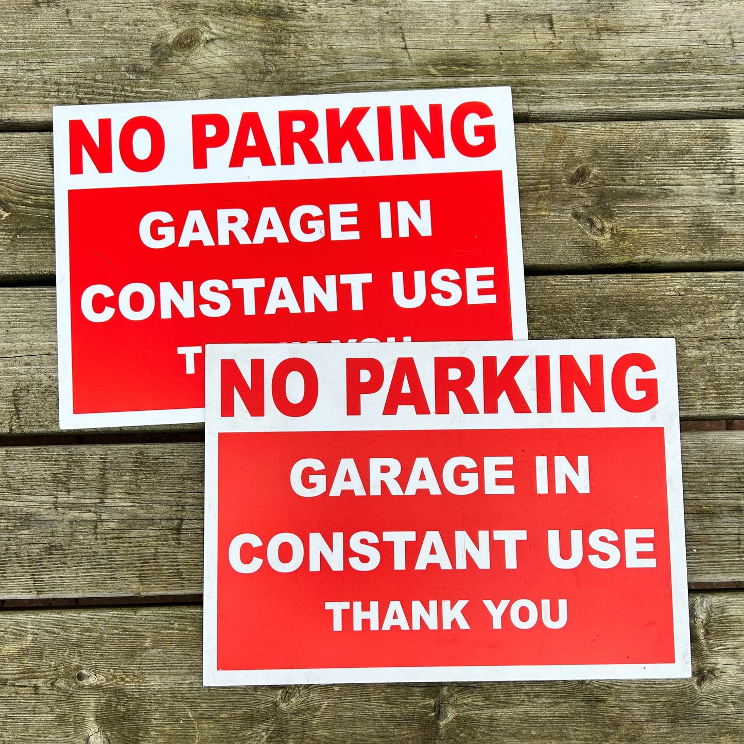 No Parking - Garage In Constant Use