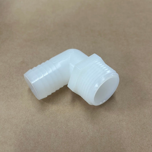 Nylon male threaded elbow hosetail - Cleaning Products UK