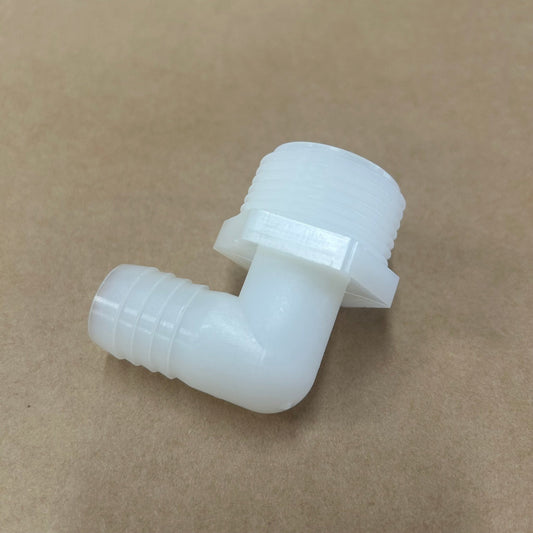 Nylon male threaded elbow hosetail - Cleaning Products UK