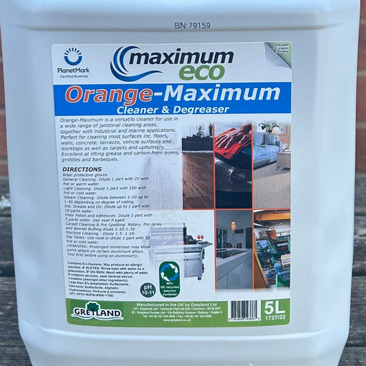 Orange Maximum 5ltr - Cleaning Products UK