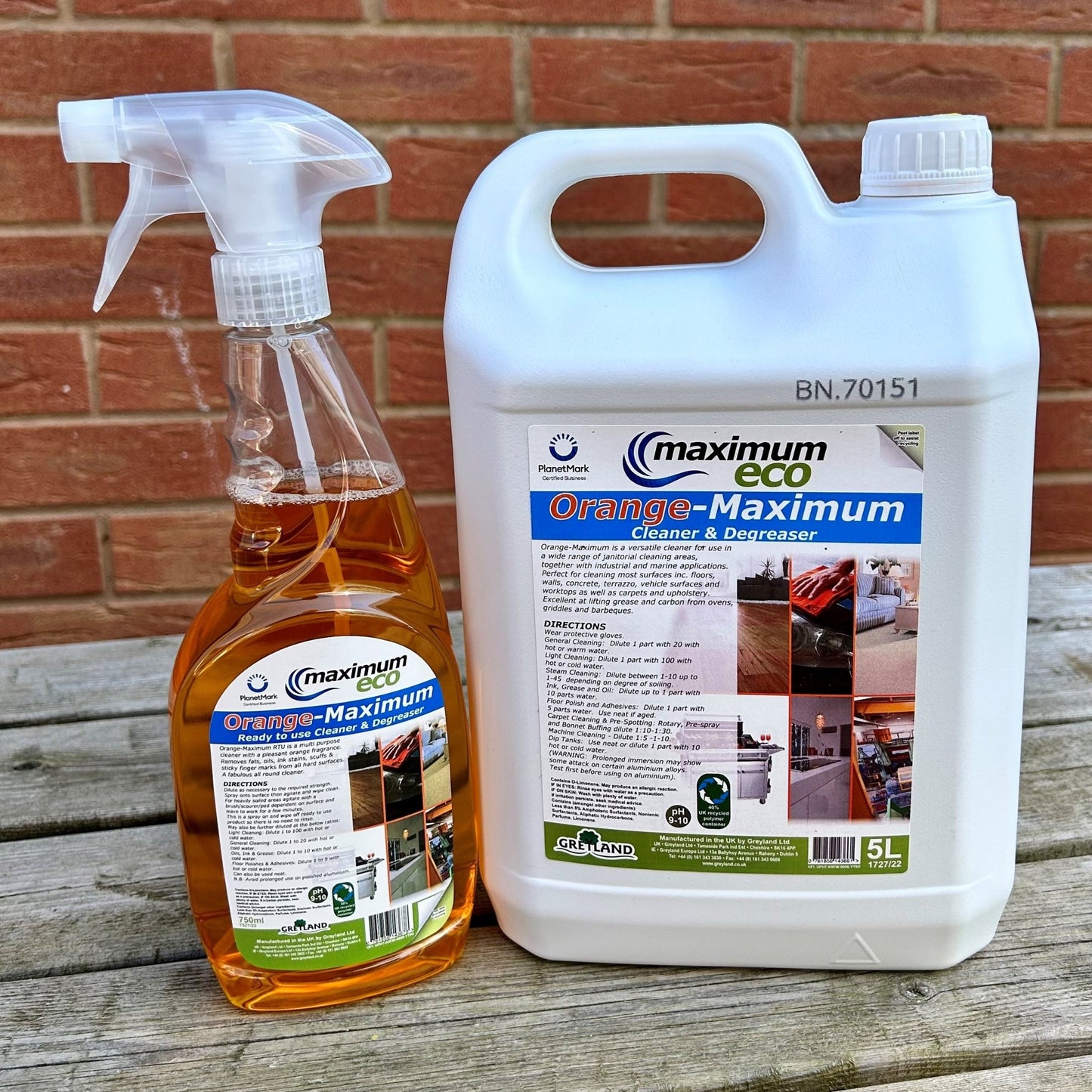 Orange Maximum 5ltr - Cleaning Products UK