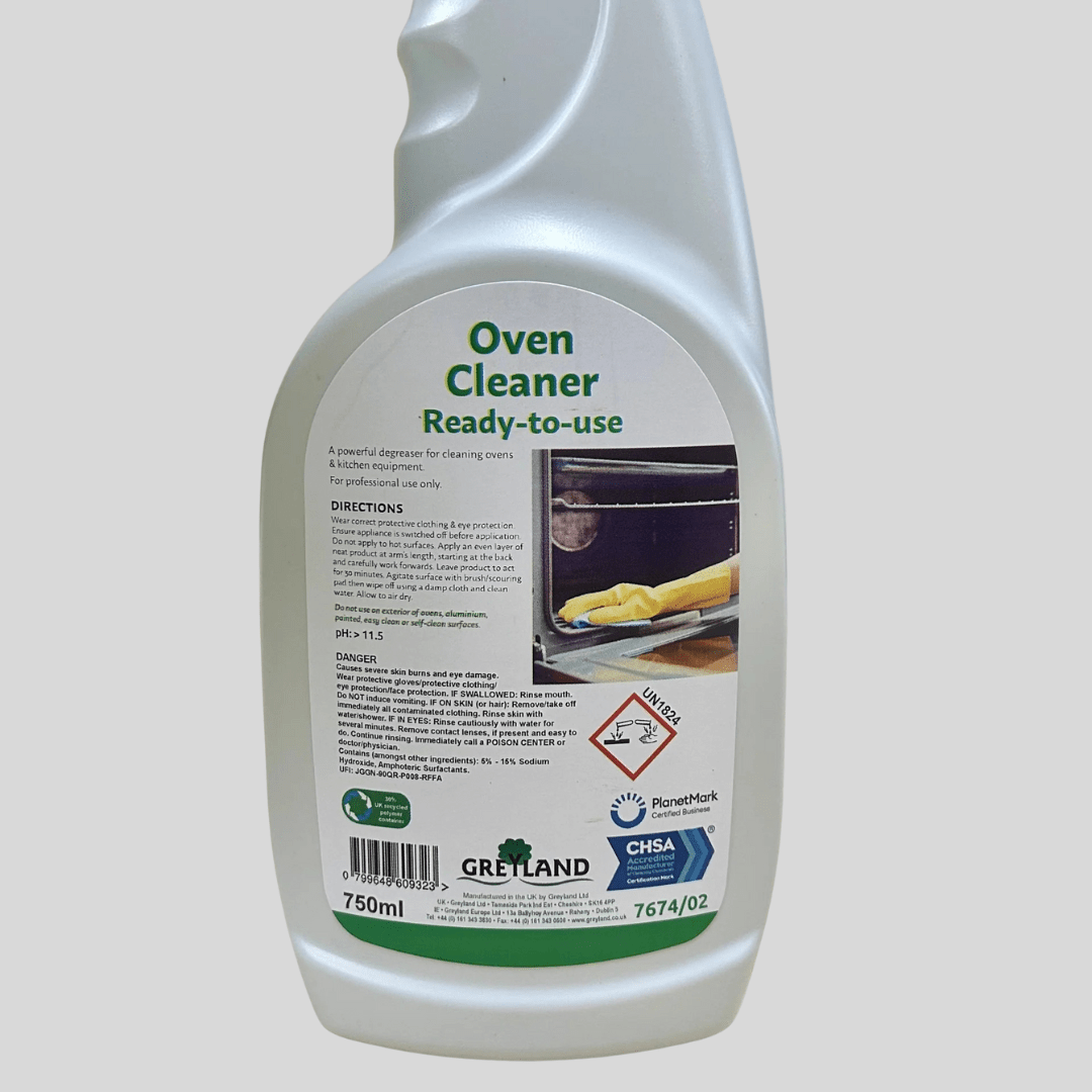 Oven Cleaner RTU 750ml – Ready to Use - Cleaning Products UK