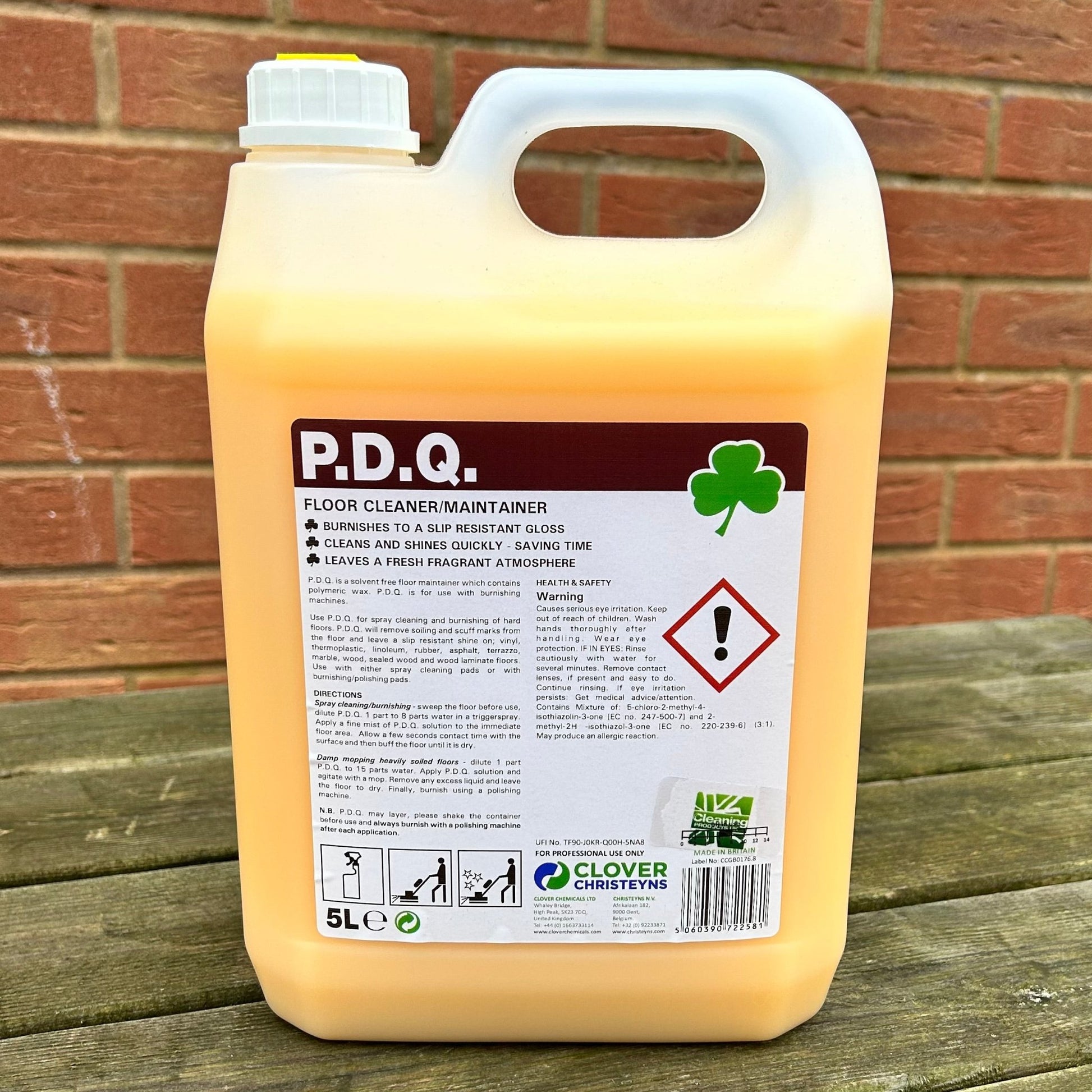 PDQ Floor Cleaner / Polish Maintainer 5ltr - Cleaning Products UK