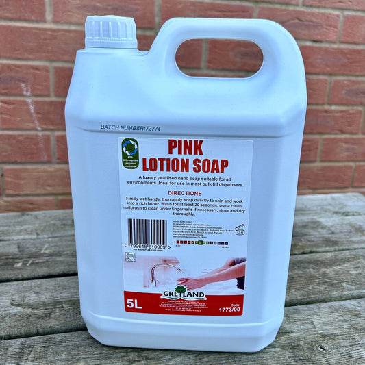 Pink Lotion Soap 5ltr - Cleaning Products UK