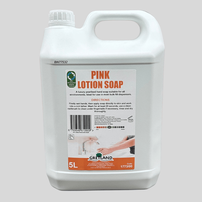 Pink Lotion Soap 5ltr - Cleaning Products UK