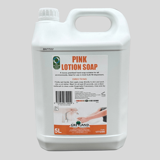 Pink Lotion Soap 5ltr - Cleaning Products UK