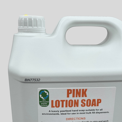 Pink Lotion Soap 5ltr - Cleaning Products UK