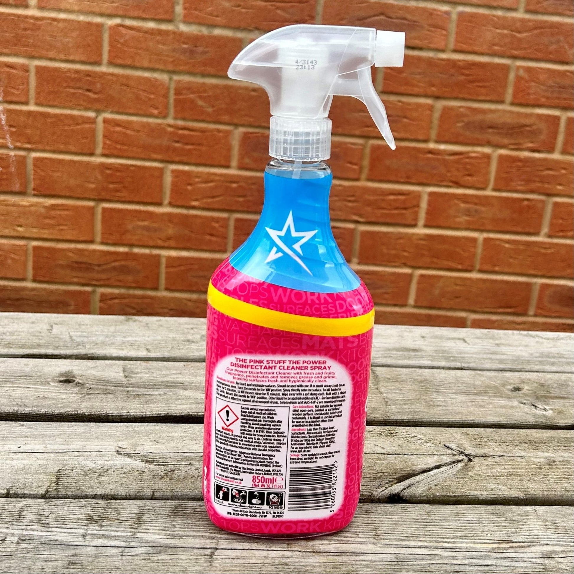 Pink Stuff Disinfectant Spray 850ml - Cleaning Products UK