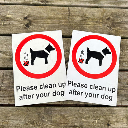 Please Clean Up After Your Dog - Cleaning Products UK