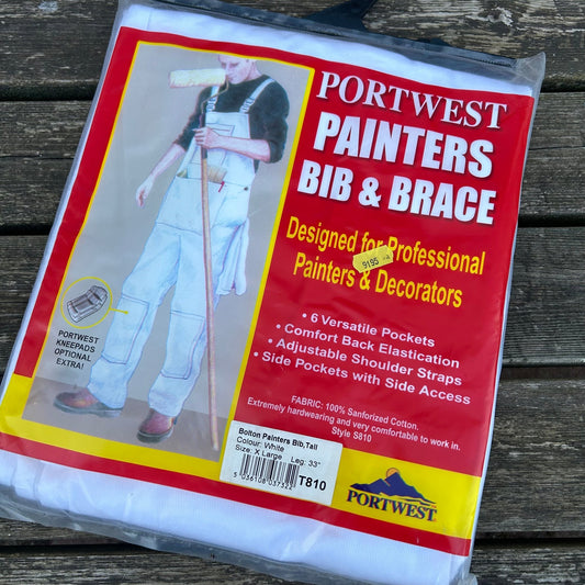 Portwest White Painters Coveralls – XL & 2XL (Reg & Tall) - Cleaning Products UK