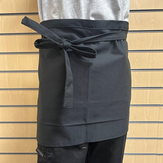 Premier PR107 Black Bib Apron – No Pocket (One Size) - Cleaning Products UK