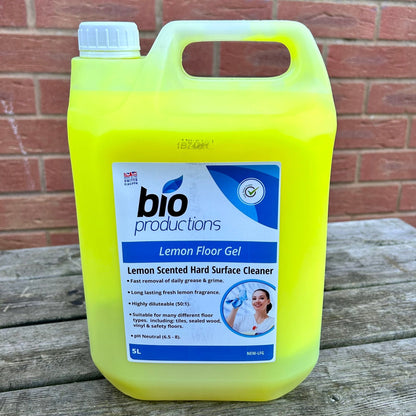 Premium Lemon Floor Gel 5ltr - Cleaning Products UK