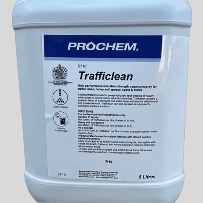 Prochem Trafficlean 5 Litre – Industrial Strength Carpet Pre - Spray & Booster - Cleaning Products UK