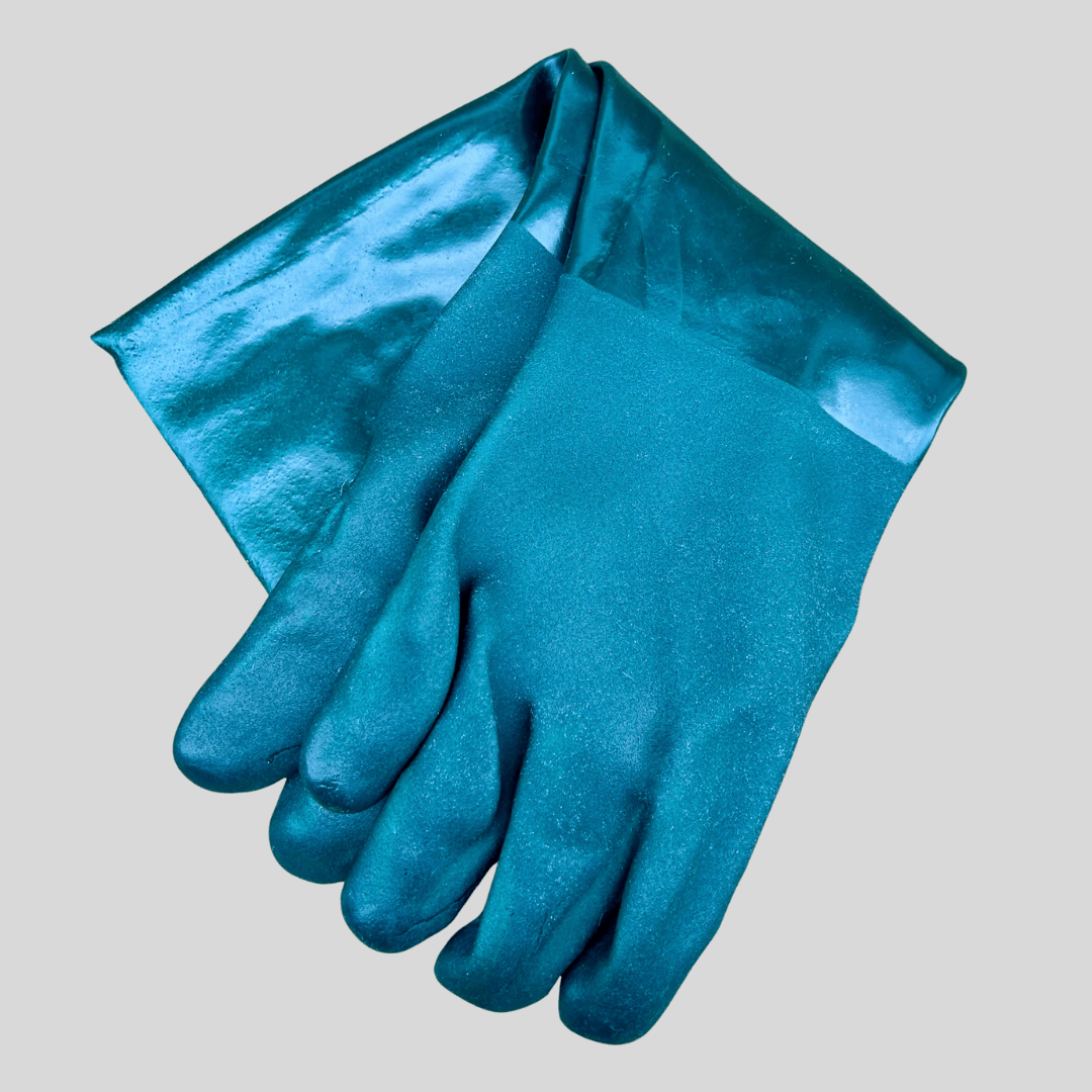 PVC Double Dip Gauntlet - 45cm Long - One Size - Cleaning Products UK