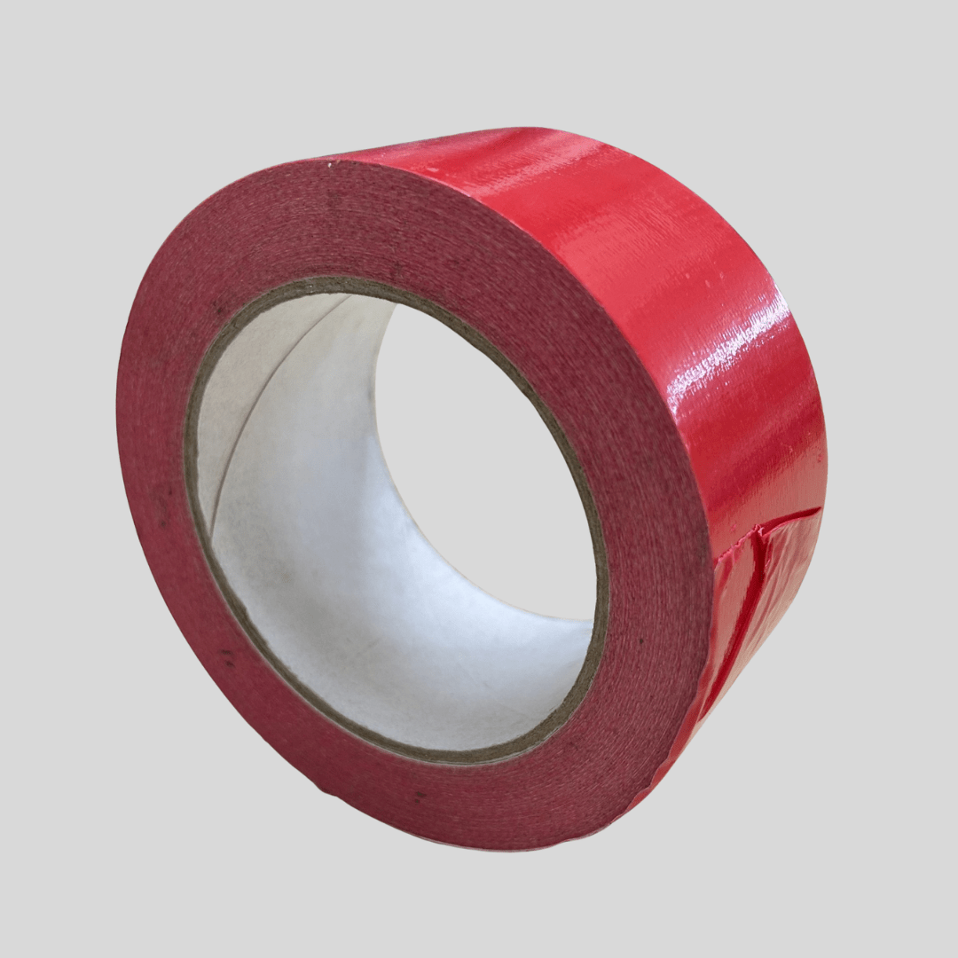 Red Trust Seal Cloth Tape – 48mm x Strong Adhesive - Cleaning Products UK
