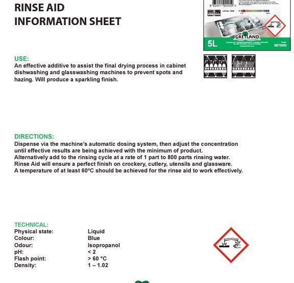 Rinse Aid 5ltr - Cleaning Products UK