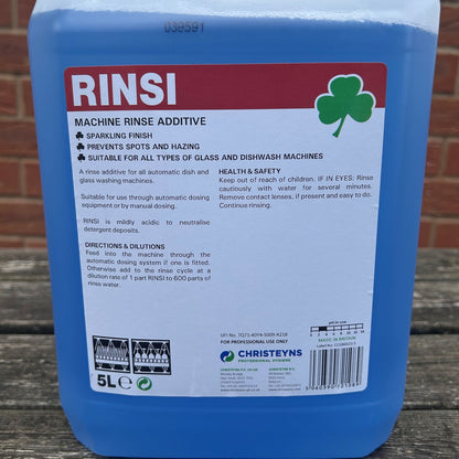 RINSI Machine Rinse Additive 5ltr - Cleaning Products UK